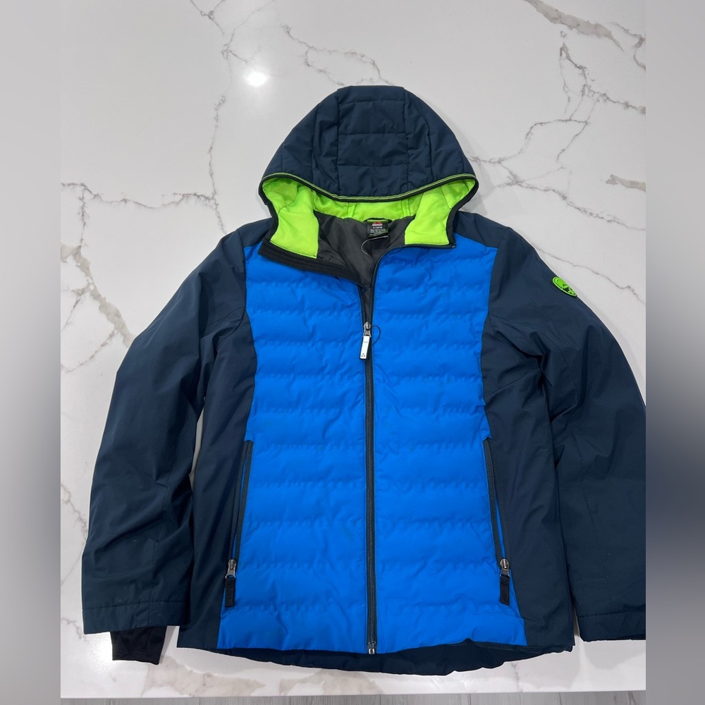 Gerry youth L 14/16 Blue and Green Hooded Jacket